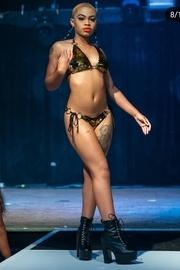  Black Gold Sequin Bikini