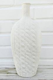  White Sweater Vase
