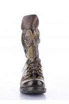  Snakeskin Leather Boot