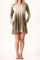  Ombre Pocket Dress