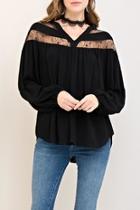  Solid Long-sleeve Top