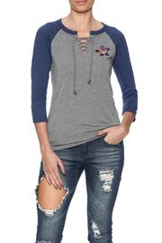  Lace Up Baseball Tee