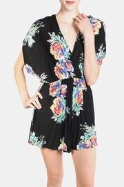  Electric Arbitrary Roses Romper