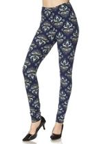  Smooth Floral Legging