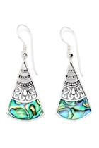  Dangling Abalone Earrings