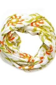  Green Floral Scarf