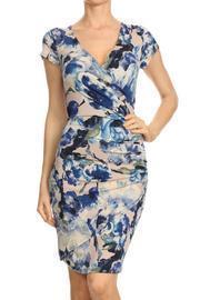  Blue Watercolor Dress