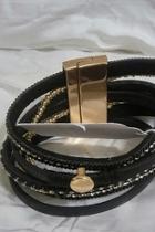  Black Multi Layer Bracelet