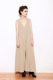  V-neck Wide Leg Jumpsuit