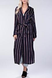  Stripe Robe Dress