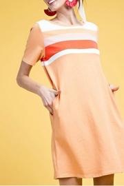  Retro Tri-color Dress