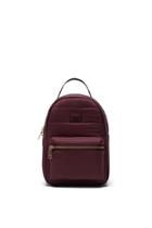  Plum Quilted Backpack