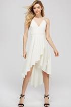  Hi-lo White Dress