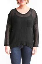 Open Knit Shirt