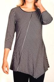  Stripe Top Navy/white