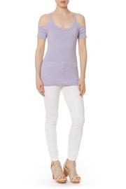  Shine Cold Shoulder Top