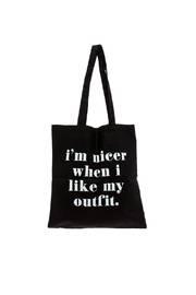  Black Sentiment Tote