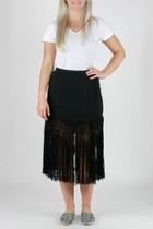  Fitted Fringe Skirt