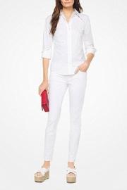  Floral-embroidered-cotton-poplin Shirt
