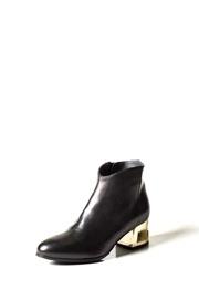  Black Block-heel Ankle-boot
