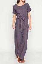  Drop-shoulder Jumpsuit