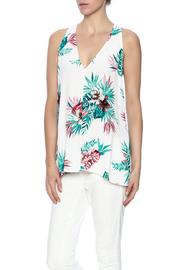  Palm Print Blouse