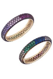  Rainbow Ring - Rhodium