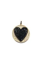 Round Heart Charm