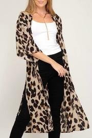  Leopard Print Duster