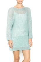  Aqua Sweater Dress