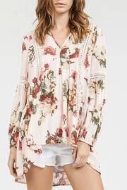  Floral Crochet Tunic