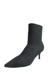 Black Knit Boot