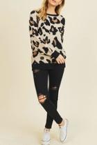  Leigh Leopard Sweater