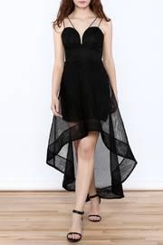  Black Mesh Cover Dress