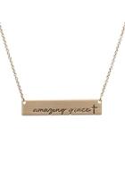  Amazing Grace Message-bar-necklace
