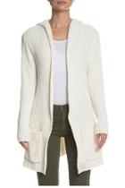  Chenille Hooded Cardigan