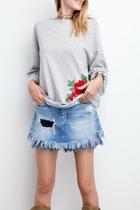  Bubble Sleeve Sweatshirt