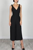  Shoulder-tie Cropped-leg Jumpsuit