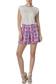  Pink Flower Shorts