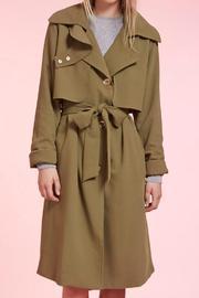 Dahlia Olive Longline Trench