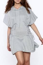 Grey Hooded Dress