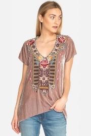  Velvet Drape Top