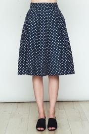  Polka Dot Flared Skirt