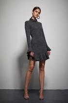  Marl Frill Dress