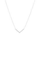  Pave Chevron Necklace