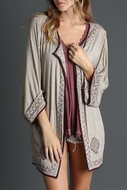 Boho Embroidered Cardigan