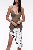  Marna Khaki Top