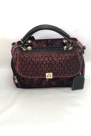  Velvet Printed Satchel