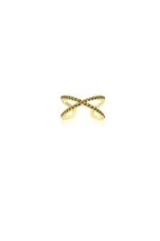  Gold X Ring