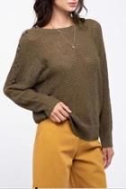  Shoulder Button Sweater
